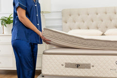 4" Organic Quilted Latex Topper - PlushBeds