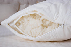 Adjustable Natural Wool Pillow - PlushBeds