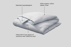 Handmade Luxury Wool Comforter - PlushBeds