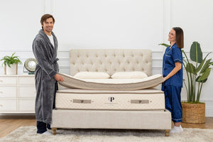 Organic Mattress Topper With Quilted Organic Cover - PlushBeds